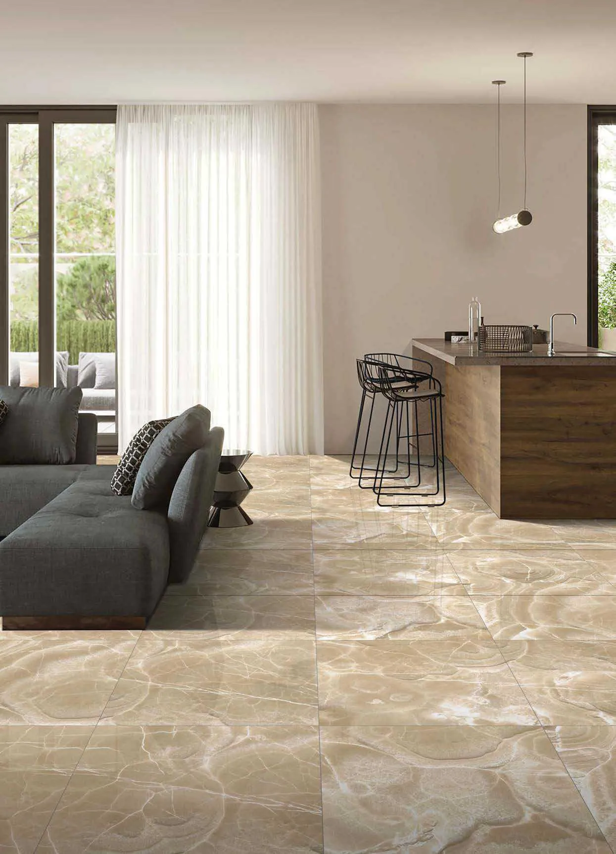 Керамогранит Premium Lugano Brown 
