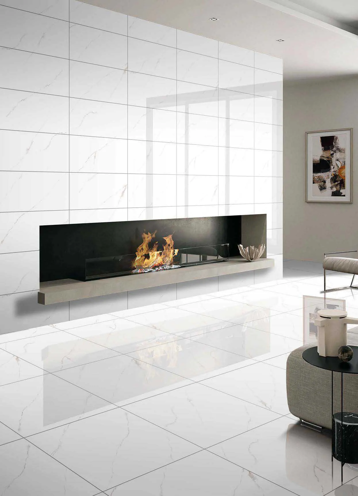 Керамогранит Premium Harmony White 