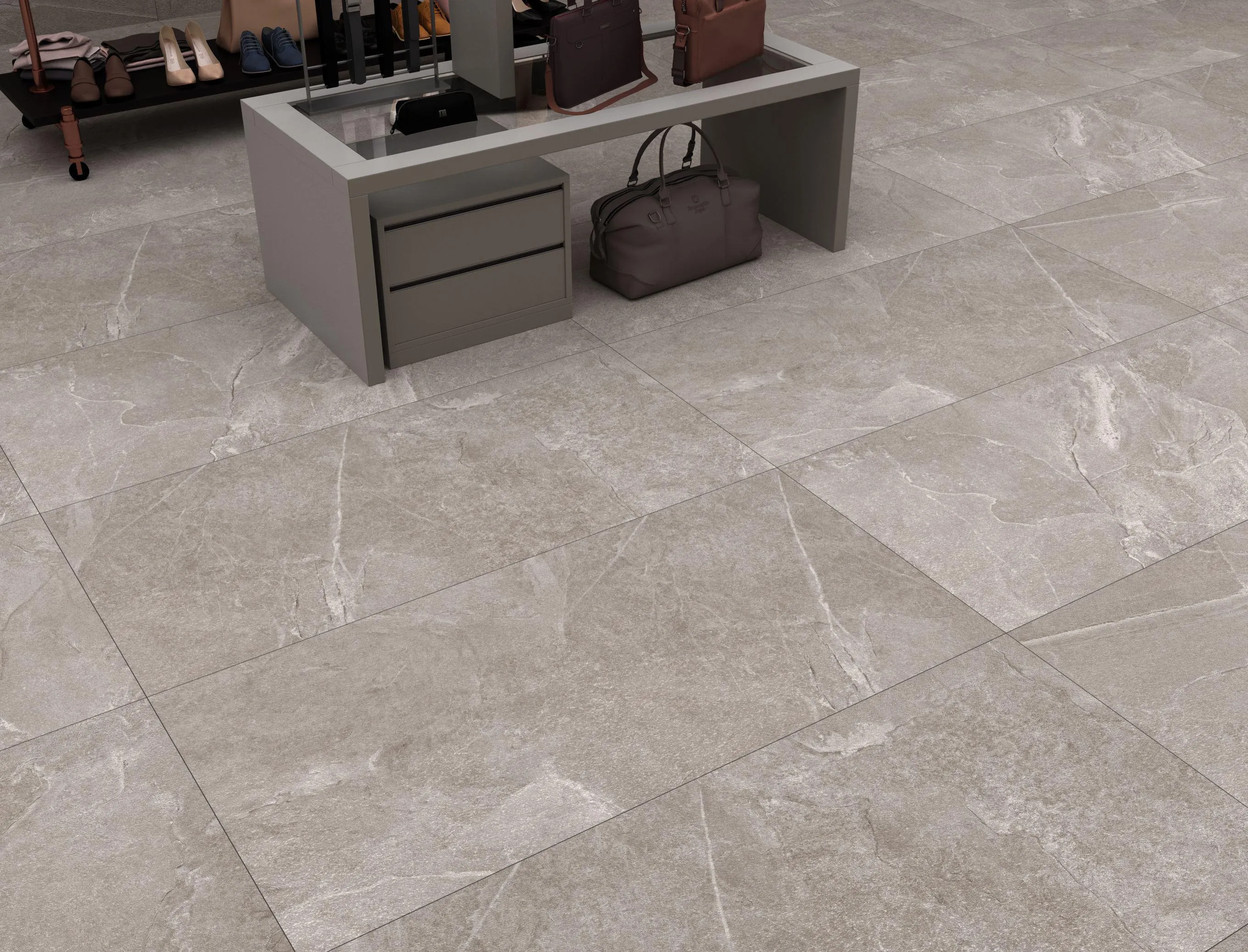Керамогранит DROP STONE MOCA GREY 